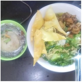 Mie Ayam Bakso Telur 