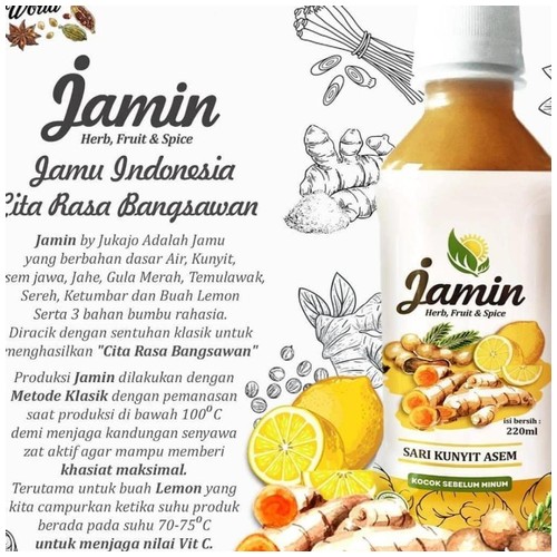Jamin Kunyit Asem Drink