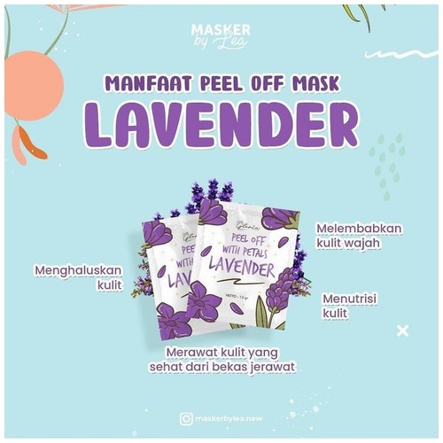 Peel Off Mask Petal terbaru dari Lea Gloria SEMI TRANSPARAN