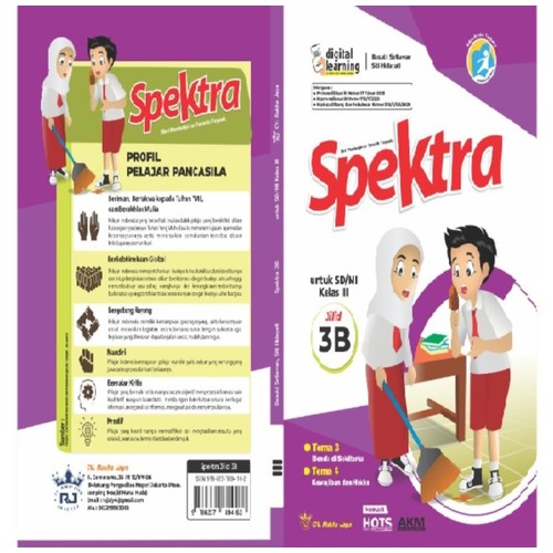 Spektra Tematik (HOST & AKM) Kelas 3 Jilid B : Terdiri dari tema 3 & 4