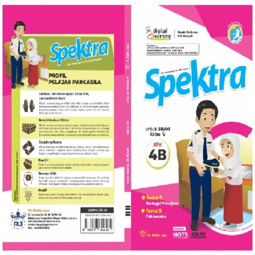 Spektra Tematik (HOST & AKM) Kelas 4 Jilid B : Terdiri dari tema 4 & 5