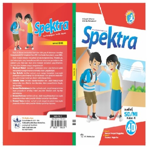 Spektra Tematik Terpadu Kelas 4 Jilid D : Terdiri dari tema 8 dan 9